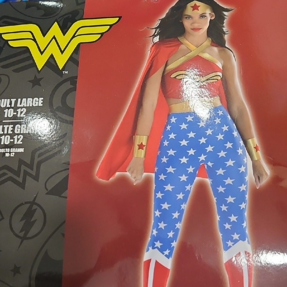 Wonder Woman ADULT COSTUME - Red, Blue, and Gold